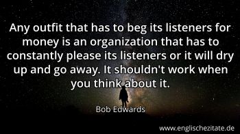 Englisches Zitat von Bob Edwards als Bild