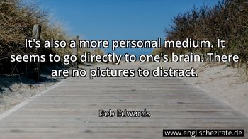 Englisches Zitat von Bob Edwards als Bild