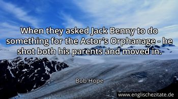 Englisches Zitat von Bob Hope als Bild