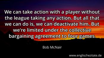 Englisches Zitat von Bob McNair als Bild