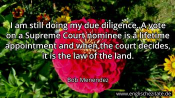 Englisches Zitat von Bob Menendez als Bild