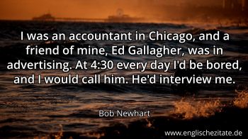 Englisches Zitat von Bob Newhart als Bild
