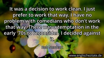 Englisches Zitat von Bob Newhart als Bild