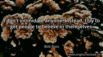 Englisches Zitat von Bob Ross als Bild