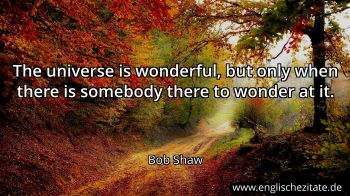 Englisches Zitat von Bob Shaw als Bild
