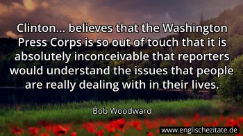 Englisches Zitat von Bob Woodward als Bild