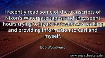 Englisches Zitat von Bob Woodward als Bild