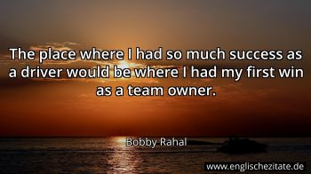 Englisches Zitat von Bobby Rahal als Bild