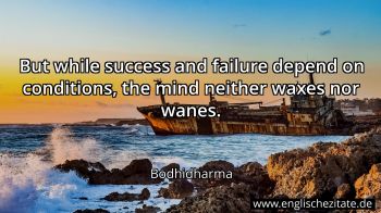 Englisches Zitat von Bodhidharma als Bild