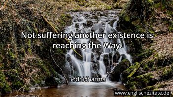 Englisches Zitat von Bodhidharma als Bild