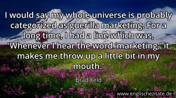 Englisches Zitat von Brad Feld als Bild