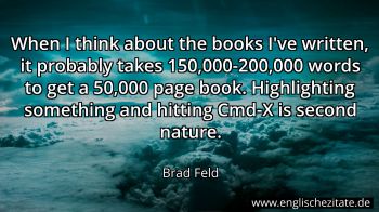 Englisches Zitat von Brad Feld als Bild