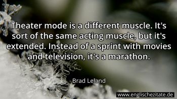 Englisches Zitat von Brad Leland als Bild