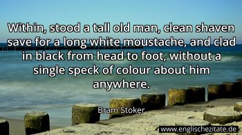 Englisches Zitat von Bram Stoker als Bild