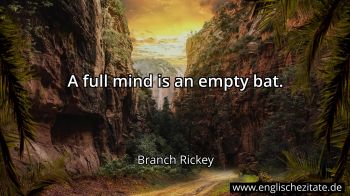 Englisches Zitat von Branch Rickey als Bild