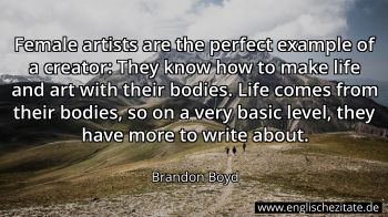 Englisches Zitat von Brandon Boyd als Bild