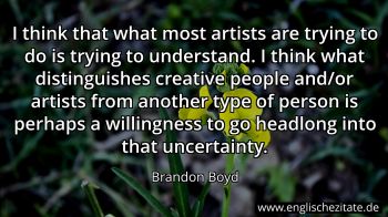 Englisches Zitat von Brandon Boyd als Bild