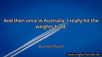 Englisches Zitat von Brandon Routh als Bild
