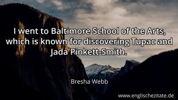 Englisches Zitat von Bresha Webb als Bild