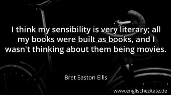 Englisches Zitat von Bret Easton Ellis als Bild