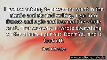 Englisches Zitat von Brett Eldredge als Bild