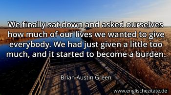 Englisches Zitat von Brian Austin Green als Bild
