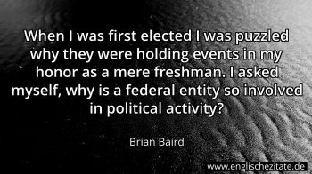 Englisches Zitat von Brian Baird als Bild
