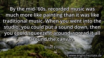 Englisches Zitat von Brian Eno als Bild