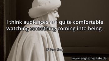 Englisches Zitat von Brian Eno als Bild
