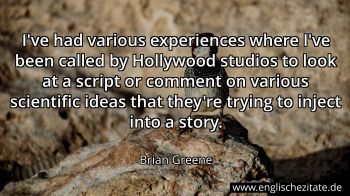 Englisches Zitat von Brian Greene als Bild