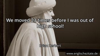 Englisches Zitat von Brian Herbert als Bild