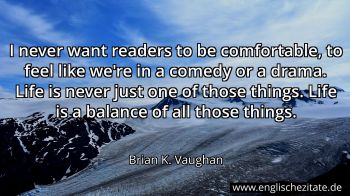 Englisches Zitat von Brian K. Vaughan als Bild