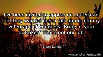 Englisches Zitat von Brian Lamb als Bild