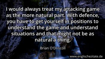 Englisches Zitat von Brian O'Driscoll als Bild