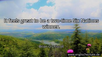 Englisches Zitat von Brian O'Driscoll als Bild