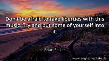 Englisches Zitat von Brian Setzer als Bild