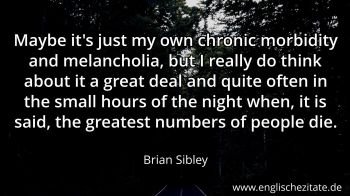 Englisches Zitat von Brian Sibley als Bild