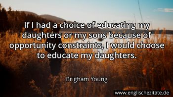 Englisches Zitat von Brigham Young als Bild