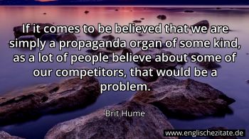 Englisches Zitat von Brit Hume als Bild