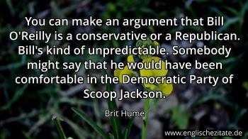 Englisches Zitat von Brit Hume als Bild