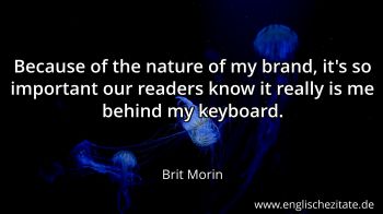 Englisches Zitat von Brit Morin als Bild