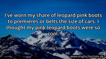 Englisches Zitat von Brittany Snow als Bild