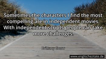 Englisches Zitat von Brittany Snow als Bild