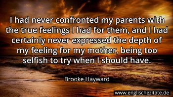 Englisches Zitat von Brooke Hayward als Bild