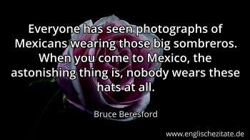 Englisches Zitat von Bruce Beresford als Bild