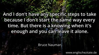 Englisches Zitat von Bruce Nauman als Bild