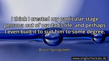 Englisches Zitat von Bruce Springsteen als Bild
