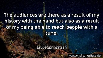 Englisches Zitat von Bruce Springsteen als Bild