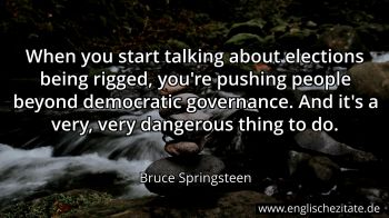 Englisches Zitat von Bruce Springsteen als Bild