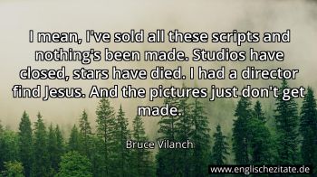 Englisches Zitat von Bruce Vilanch als Bild